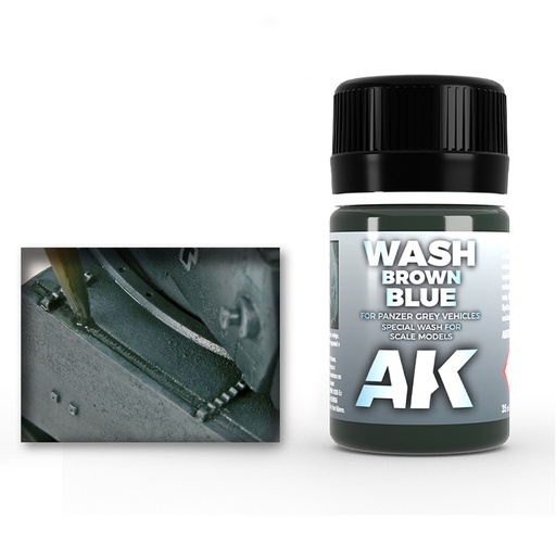 [ AK070 ] Ak-interactive Enamel effects WASH FOR PANZER GREY VEHICLES