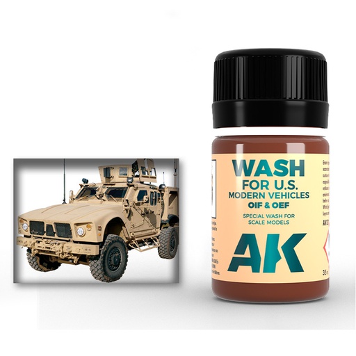 [ AK121 ] Ak-interactive Enamel effects WASH FOR OIF &amp; OEF - US VEHICLES