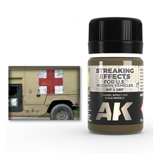 [ AK123 ] Ak-interactive Enamel effects STREAKING EFFECTS FOR OIF &amp; OEF - US VEHICLES