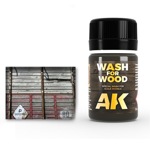 [ AK263 ] Ak-interactive Enamel effects WASH FOR WOOD