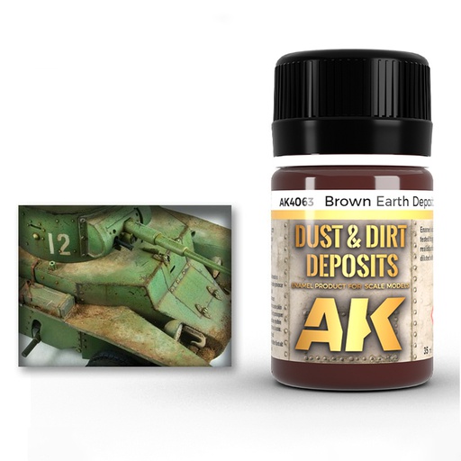 [ AK4063 ] Ak-interactive Enamel effects BROWN EARTH DEPOSIT