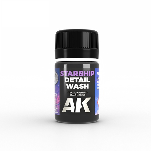 [ AK636 ] Ak-interactive Enamel effects Starship Detail Wash