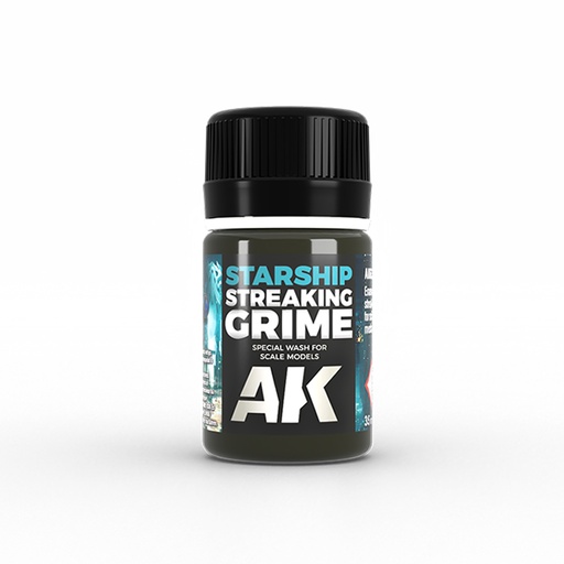 [ AK637 ] Ak-interactive Enamel effects Starship Streaking Grime