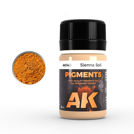 [ AK140 ] Ak-interactive Enamel effects SIENNA SOIL PIGMENT