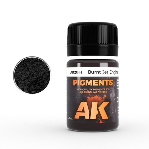 [ AK2041 ] Ak-interactive Enamel effects BURNT JET ENGINE PIGMENT