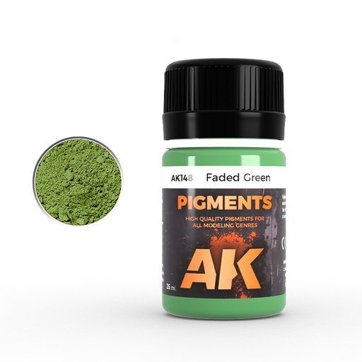 [ AK148 ] Ak-interactive Enamel effects FADED GREEN PIGMENT