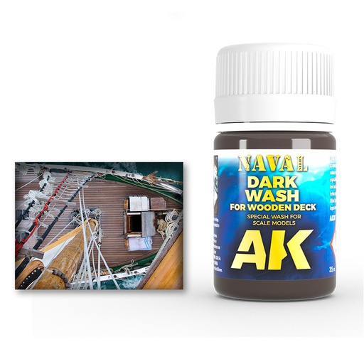 [ AK301 ] Ak-interactive Enamel effects dark wash for wood deck