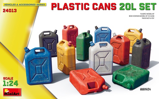 [ MINIART24013 ] Miniart Plastic Cans 20L Set 1/24