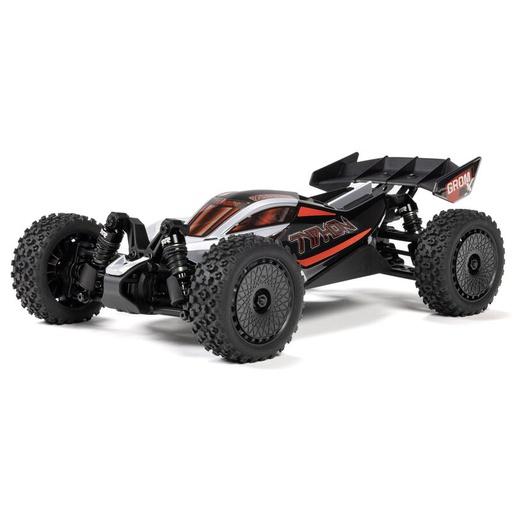 [ ARA2306T1 ] TYPHON GROM 4x4 223S BLX BRUSHLESS SMALL SCALE BUGGY RTR With DSC, Silver