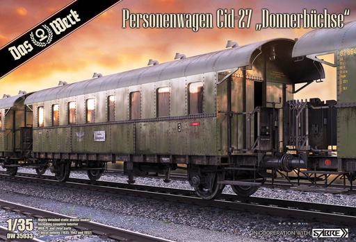 [ DW35033 ] Das werk Personenwagen Cid-27 „Donnerbüchse“ 1/35