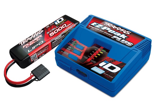 [ TRX-2970G-3S ] Traxxas Battery/charger completer pack (includes #2970 ID charger, #2872X 5000Mah 11.1V 25C lipo ID battery)