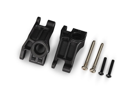 [ TRX-9150 ] TraxxasCarriers, stub axle, rear, extreme heavy duty, black (left &amp; right)/ 3x31mm hinge pins (2)/ 3x18mm BCS (2) (for use with #9180, 9181, 9182 upgrade kit) trx9150