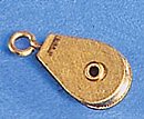 [ COC85 ] Corel koperen katrol / working brass pulley  6 mm 1st
