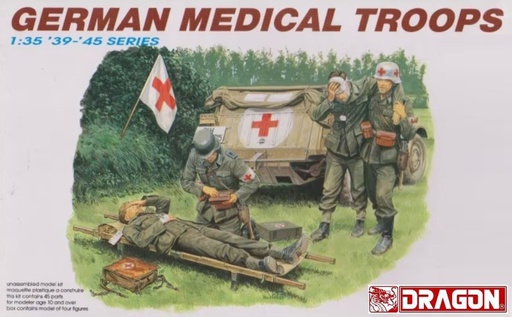 [ DRA6074 ] Dragon German Medical Troops 1/35