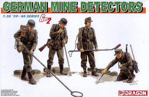 [ DRA6280 ] Dragon German Mine Detectors 1/35