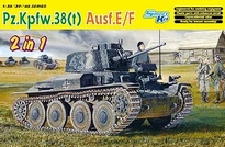 [ DRA6434 ] Pz.Kpfw.38(t) Ausf.E/F (SMART KIT) (2 in 1) 