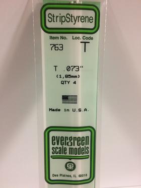 [ EG763 ] Evergreen EG T Shape 1,8 x 1,8 mm (0,6) (4p.)