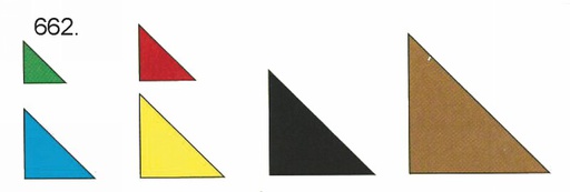 [ G662.6X6 ] Balsa driehoek 6x6  groen  1 meter