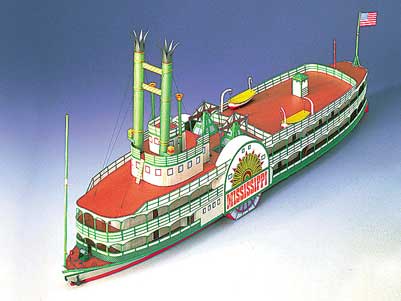 [ GA71827 ] Schreiber-Bogen Mississippi Steamboat 1/100