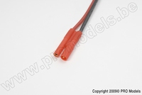 [ GF-1060-003 ] Connector met kabel - 2.0mm - Goud contacten - Vrouw. connector - 20AWG Siliconen-kabel - 10cm - 1 st 