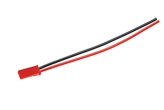 [ GF-1075-002 ] Connector met kabel - BEC - Goud contacten - Man. connector - 20AWG Siliconen-kabel - 12cm - 1 st 