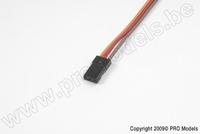 [ GF-1101-001 ] Servo-kabel - JR/Hitec - Connector man. - 22AWG / 60 Strengen - 30cm - 1 st 