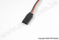 [ GF-1100-002 ] Servo-kabel - Futaba - Connector vrouw. - 22AWG / 60 Strengen - 30cm - 1 st 