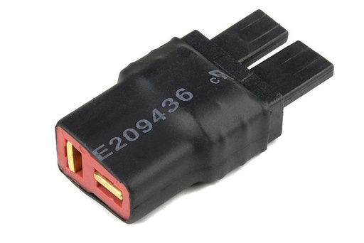 [ GF-1305-017 ] Power adapterconnector - Deans connector man. &lt;=&gt; TRX connector vrouw. - 1 st 