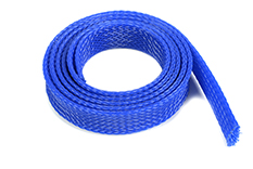[ GF-1476-041 ] Kabel beschermhoes - Gevlochten - 14mm - Blauw - 1m 