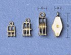 [ AE5230-08 ] Aeronaut dubbele katrol metaal vernickelt katrol hoogte 12mm 3st                    