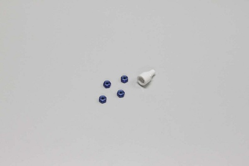 [ KMZW-13BL ] Kyosho Color Nylon Nut (Blue)